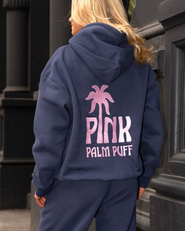 Classic Puff Hoodie in Navy