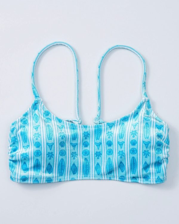 Cleo Top in Azure