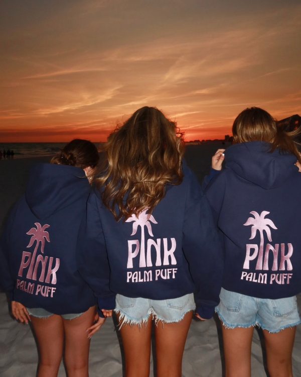 Classic Puff Hoodie in Navy