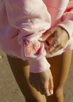 To Live For the Hope of it All Hoodie in Pink